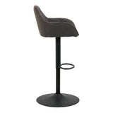 Boucle Fabric Bar Stools in Set Of 2 With Gas-Lift And Swivel Function - Brooke