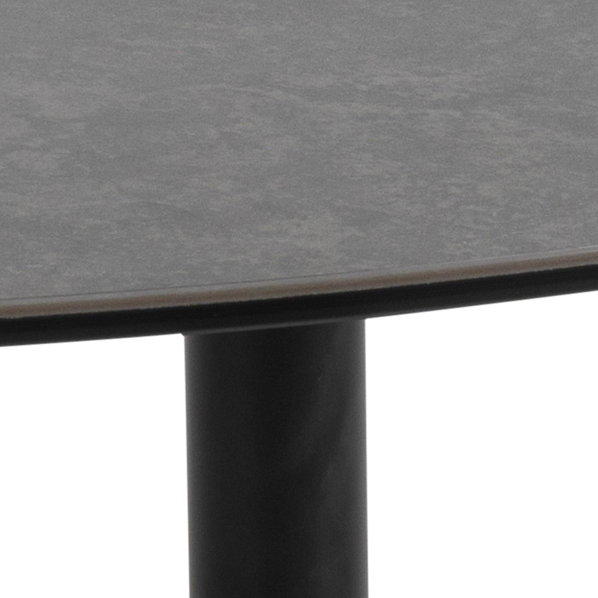 Ceramic Coffee Table 100cm Wide Plectrum Shape - Barnsley