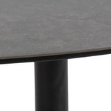 Ceramic Coffee Table 100cm Wide Plectrum Shape - Barnsley