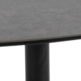 Ceramic Coffee Table 84cm Wide Plectrum Shape - Barnsley