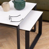 Ceramic Coffee Table in Set Of 2 - Katrine