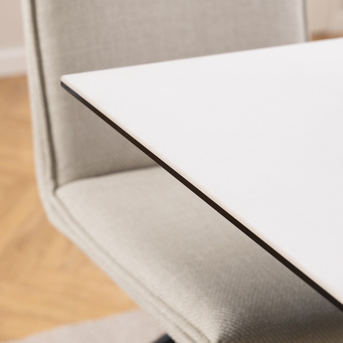 Ceramic Dining Table for 4 People 135cm Wide Rectangular - Heaven