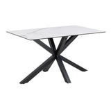 Ceramic Dining Table for 4 People 135cm Wide Rectangular - Heaven