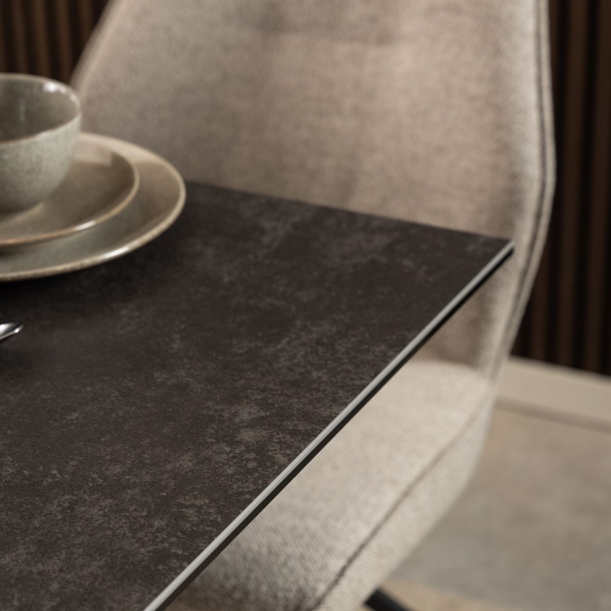 Ceramic Dining Table for 4 People 135cm Wide Rectangular - Heaven