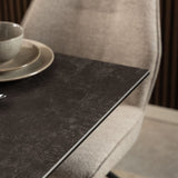 Ceramic Dining Table for 4 People 135cm Wide Rectangular - Heaven