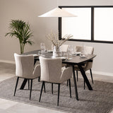 Ceramic Dining Table for 6 to 10 People With Extending Feature - Blackburn