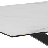 Ceramic Dining Table for 6 People 160cm Wide Rectangular - Heaven