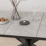 Ceramic Dining Table for 6 to 8 People 168cm Wide Extending - Heaven