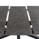 Ceramic Dining Table for 8 to 10 People 200cm Wide Extending - Heaven