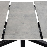 Ceramic Dining Table for 8 to 10 People 200cm Wide Extending - Heaven