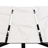 Ceramic Dining Table for 8 to 10 People 200cm Wide Extending - Heaven