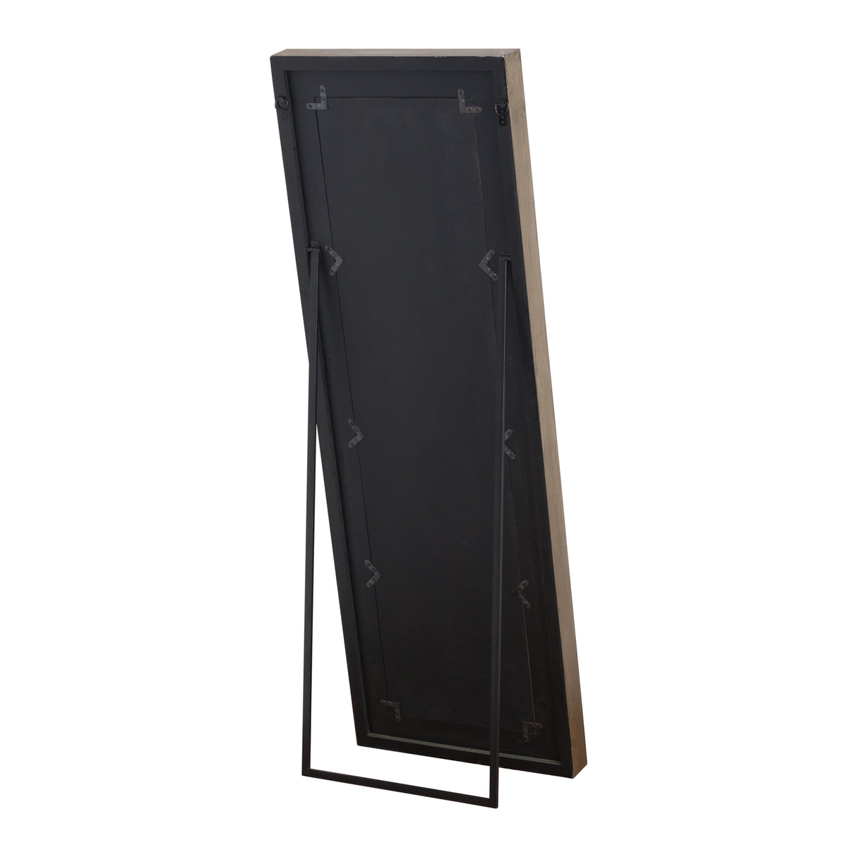 Cheval Mirror Tall In Antique Wooden Frame - Augustus