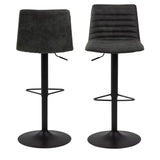 Fabric Bar Stools in Set of 2 - Kimmy