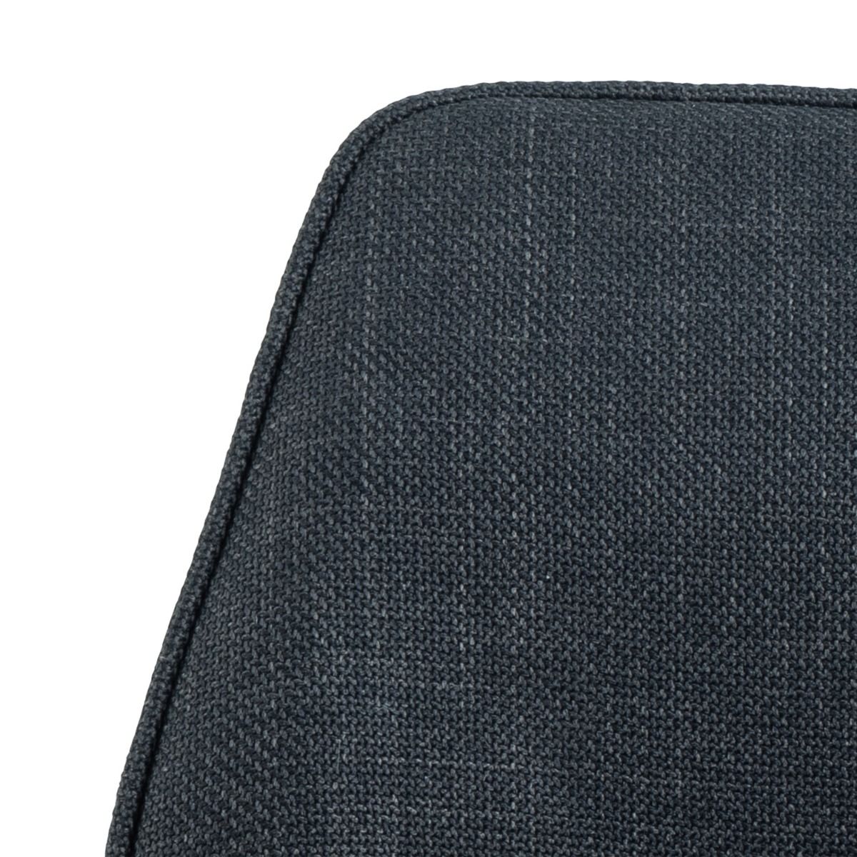 Fabric Dining Chair With Armrest And Swivel Function - Glenda