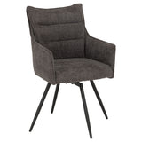 Fabric Dining Chairs Carver Swivel in Set Of 2 - Lewis