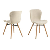 Fabric Dining Chairs in Set Of 2 - Batilda