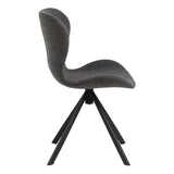 Fabric Dining Chairs in Set Of 2 With Swivel Function - Batilda