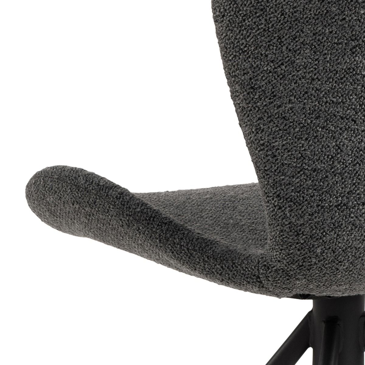 Fabric Dining Chairs in Set Of 2 With Swivel Function - Batilda