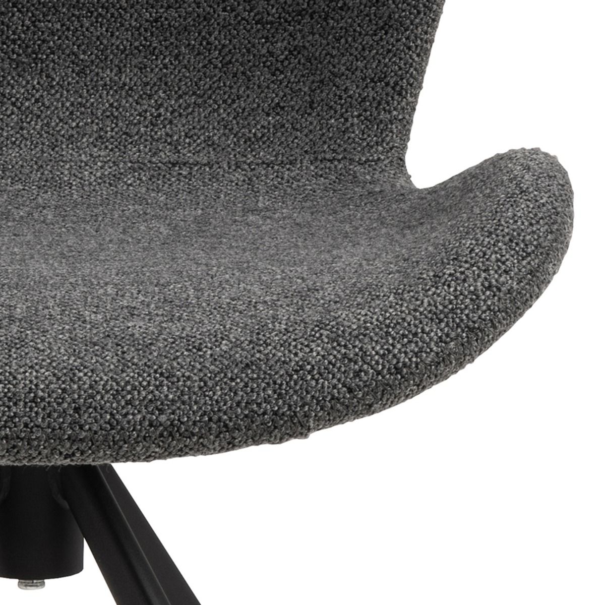 Fabric Dining Chairs in Set Of 2 With Swivel Function - Batilda