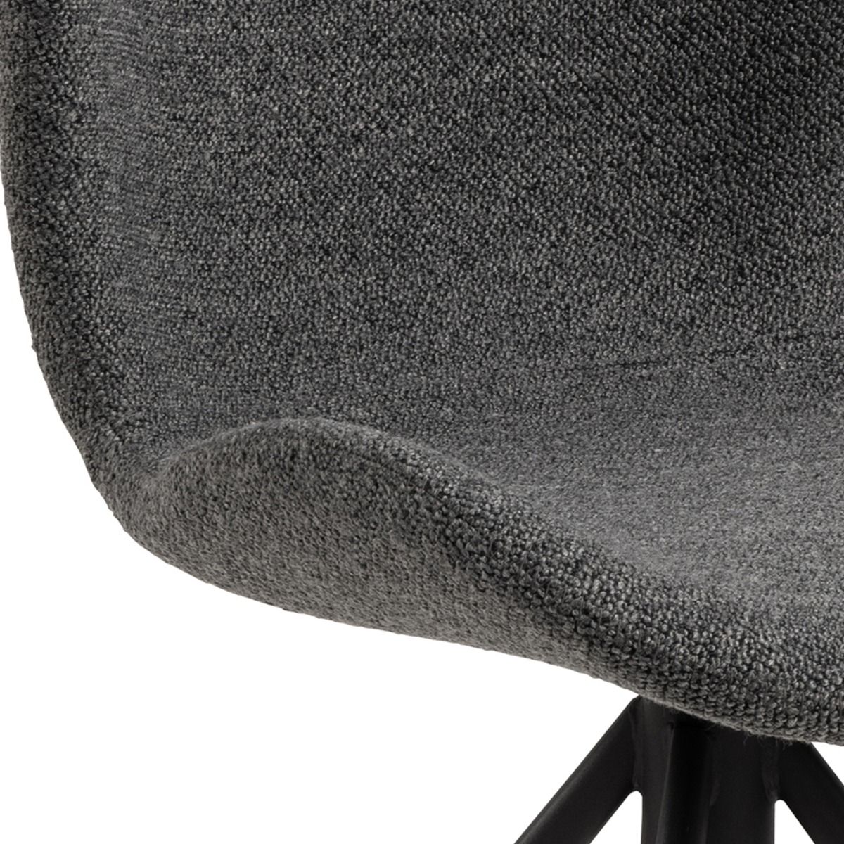 Fabric Dining Chairs in Set Of 2 With Swivel Function - Batilda