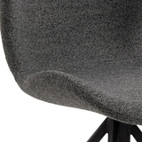 Fabric Dining Chairs in Set Of 2 With Swivel Function - Batilda