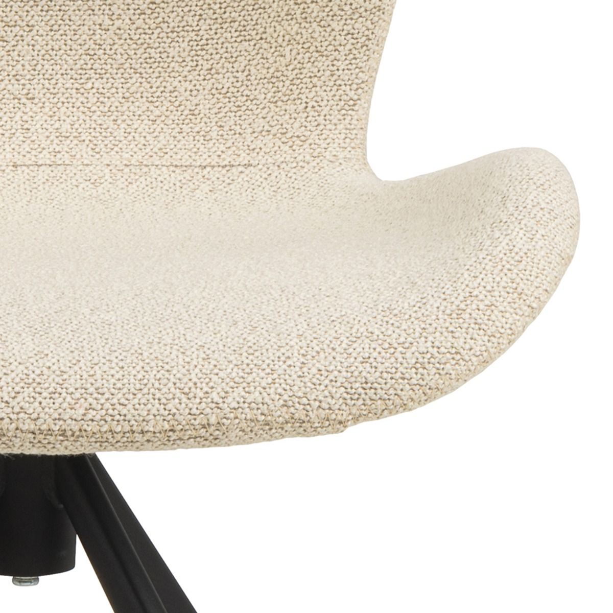 Fabric Dining Chairs in Set Of 2 With Swivel Function - Batilda
