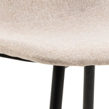 Fabric Dining Chairs in Set Of 4 - Celia