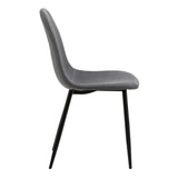 Fabric Dining Chairs in Set Of 4 - Celia