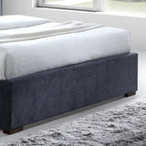 Fabric Double Bed With Sprung Slatted Base - Hamilton