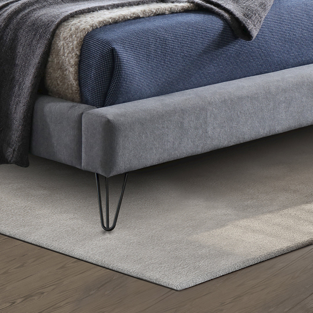 Fabric Double Bed With Sprung Slatted Base - Tuscany