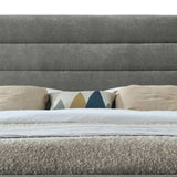 Fabric King Size Bed With Sprung Slatted Base - Mayfair