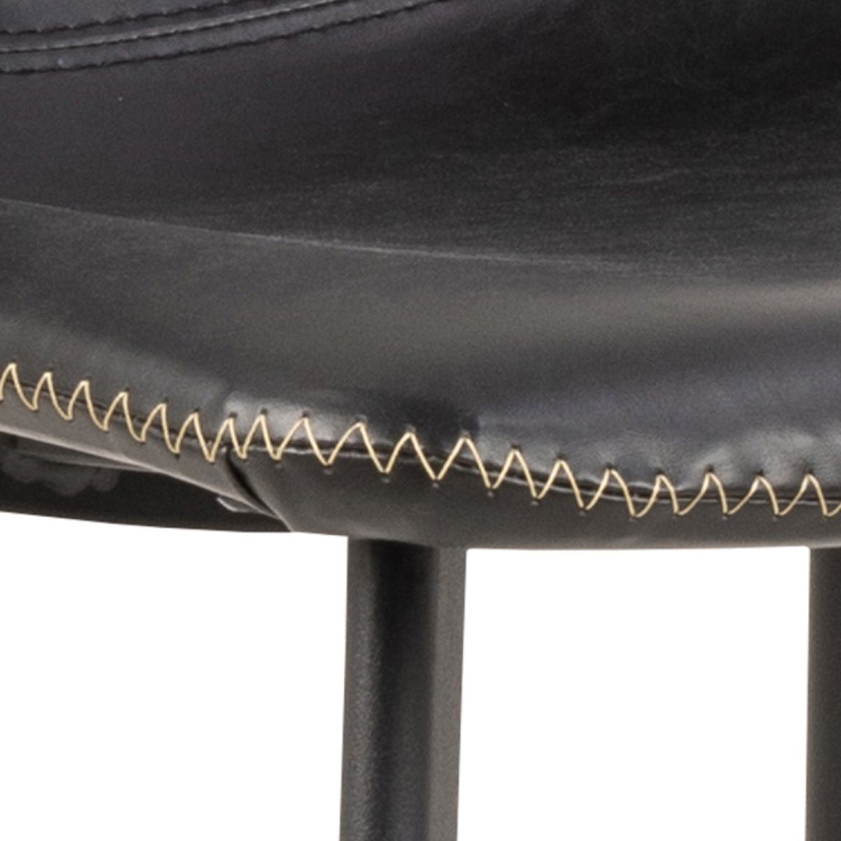 Faux Leather Bar Chairs in Set Of 2 - Oregon
