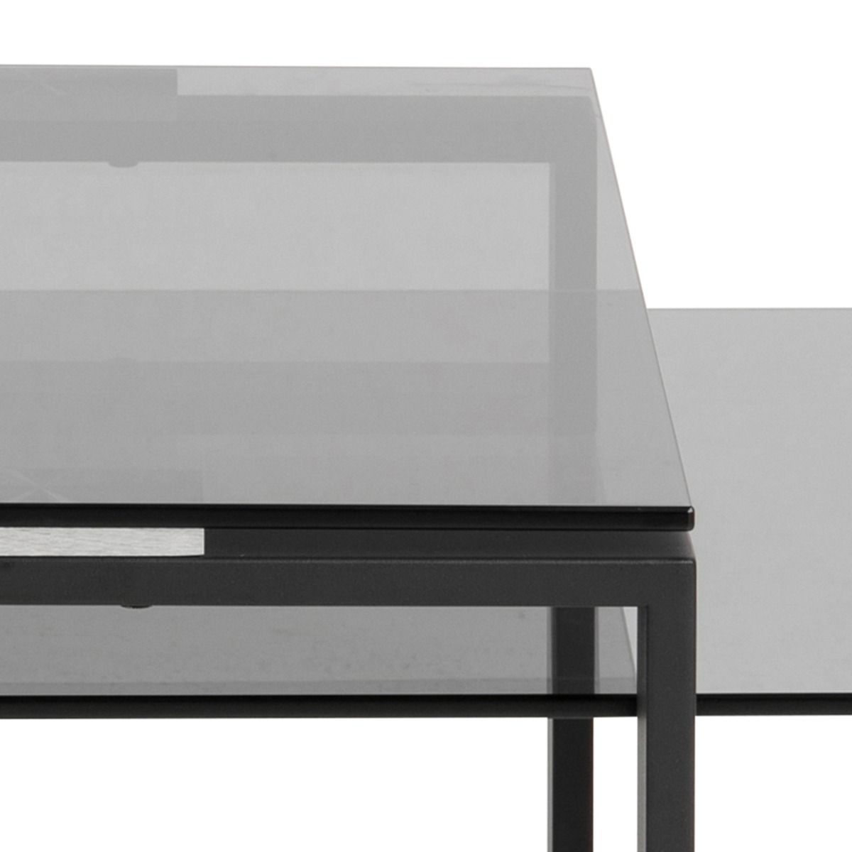Glass Coffee Table in Set Of 2 - Katrine