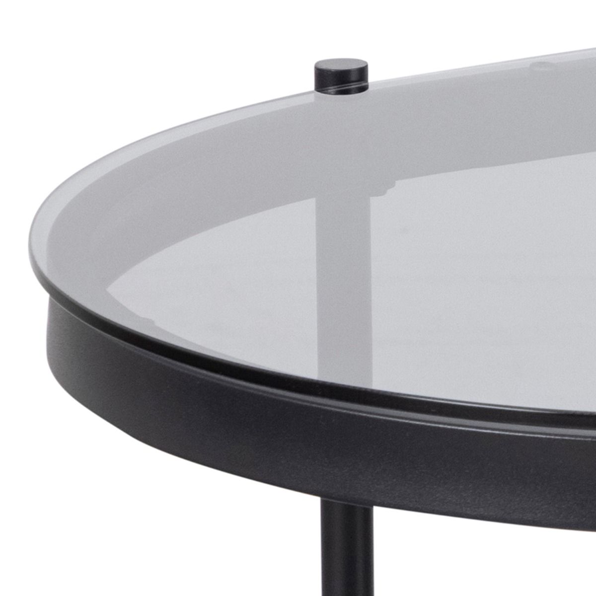 Glass Coffee Table Oval - Bayonne