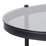 Glass Coffee Table Oval - Bayonne