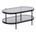 Glass Coffee Table Oval - Bayonne