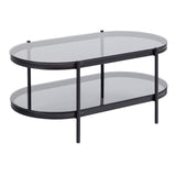 Glass Coffee Table Oval - Bayonne