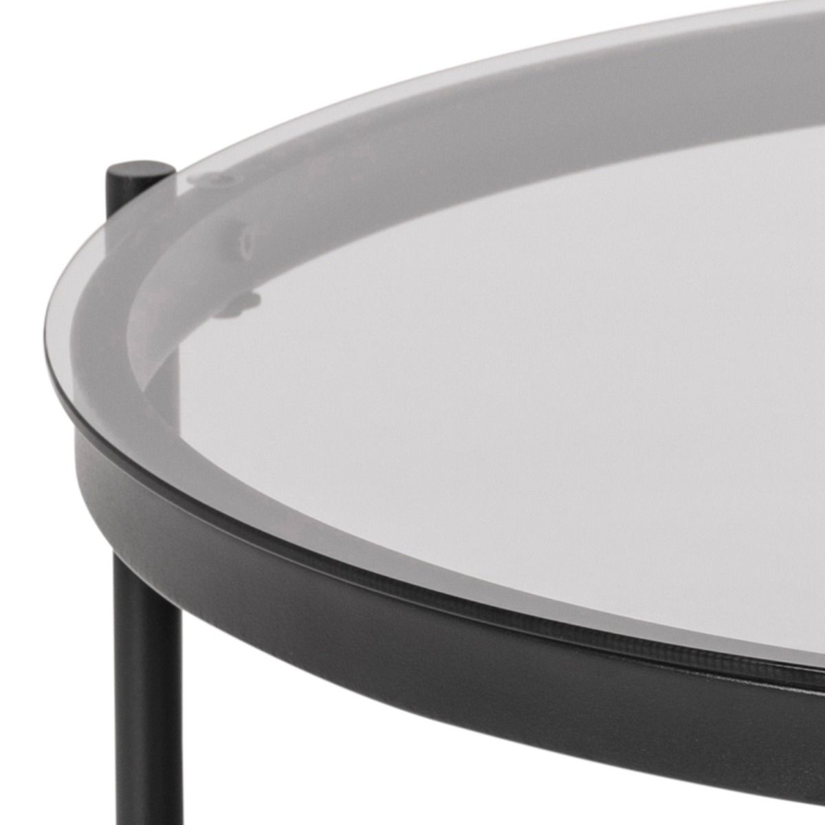 Glass Coffee Table Round - Bayonne
