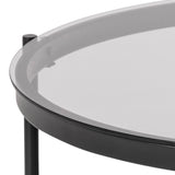 Glass Coffee Table Round - Bayonne