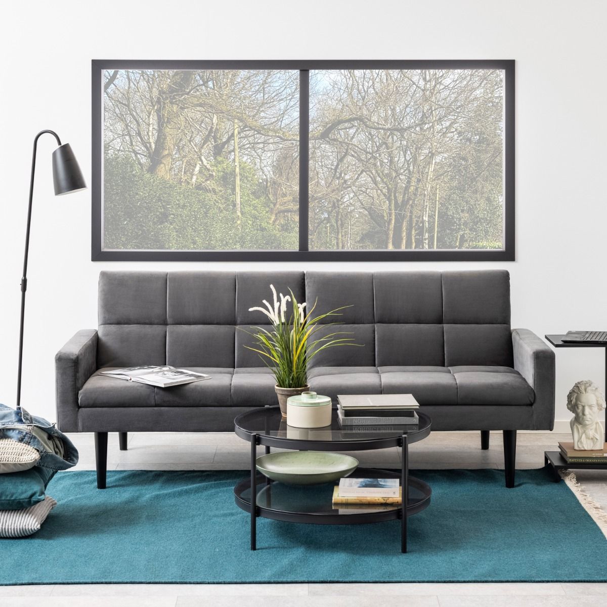 Glass Coffee Table Round - Bayonne
