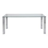 Glass Dining Table for 6 to 8 People Rectangular - Kante