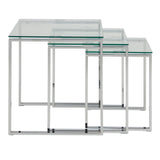 Glass Nest Of 3 Tables - Katrine
