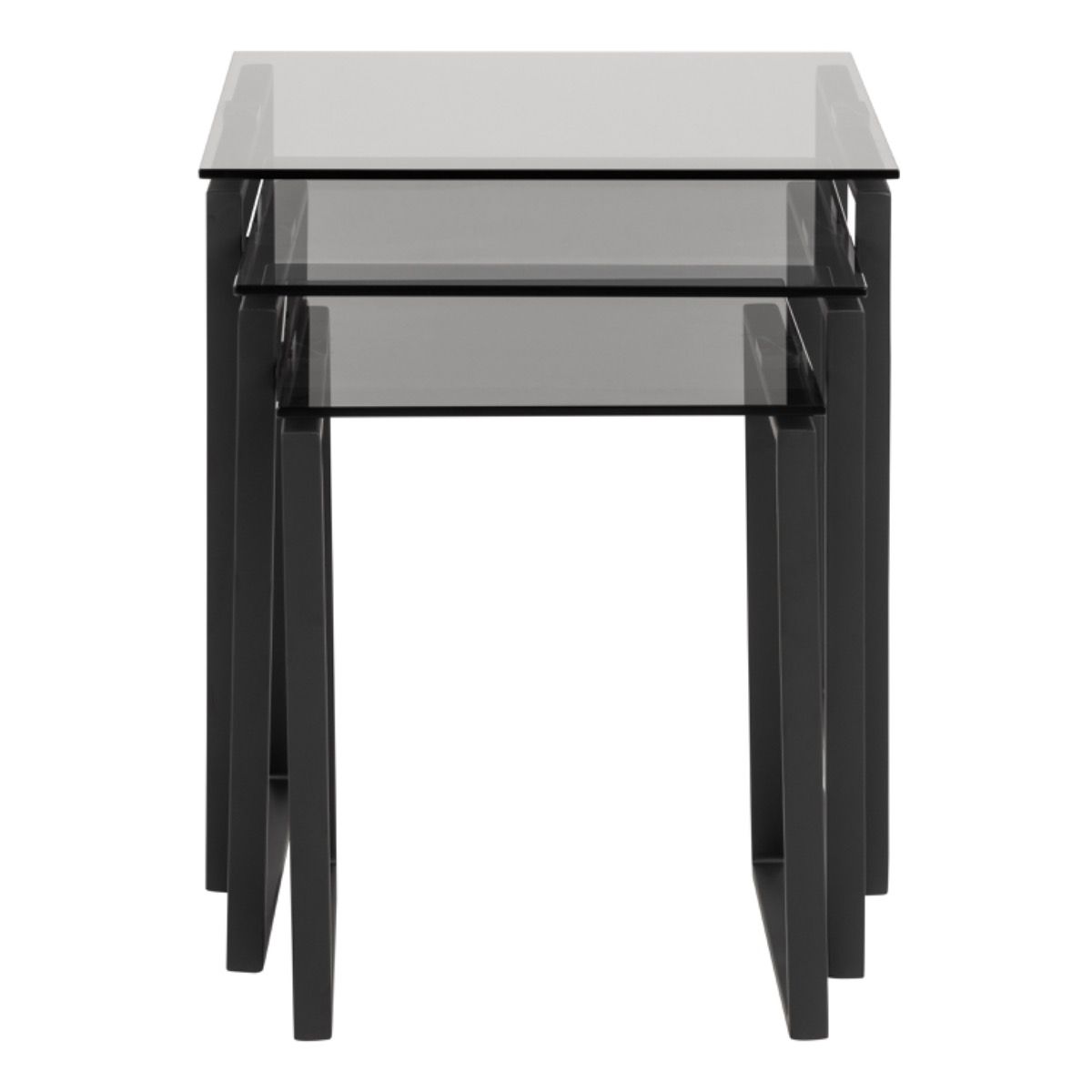 Glass Nest Of 3 Tables - Katrine