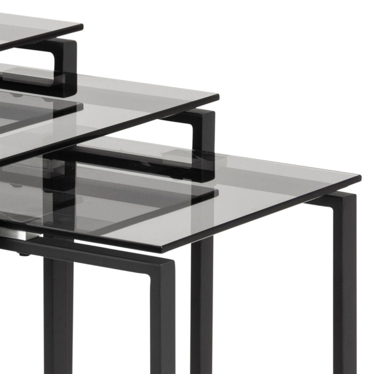Glass Nest Of 3 Tables - Katrine