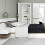 High Gloss Bedside Cabinet for Bed With 1 Drawer - Chelsea