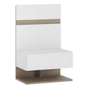 High Gloss Bedside Cabinet for Bed With 1 Drawer - Chelsea