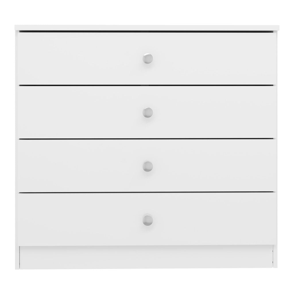 High Gloss Chest Of 4 Drawers - Denver