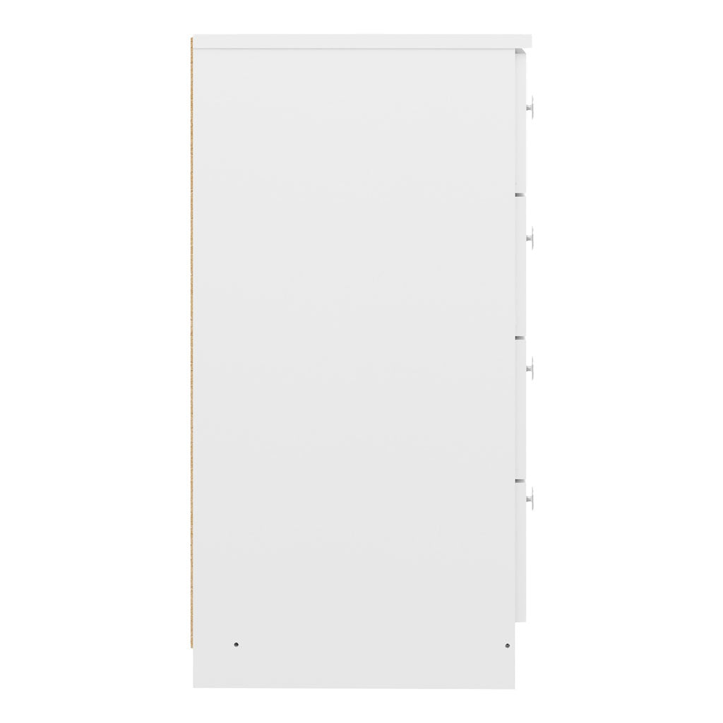 High Gloss Chest Of 4 Drawers - Denver
