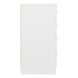 High Gloss Chest Of 4 Drawers - Denver