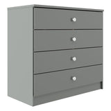 High Gloss Chest Of 4 Drawers - Denver